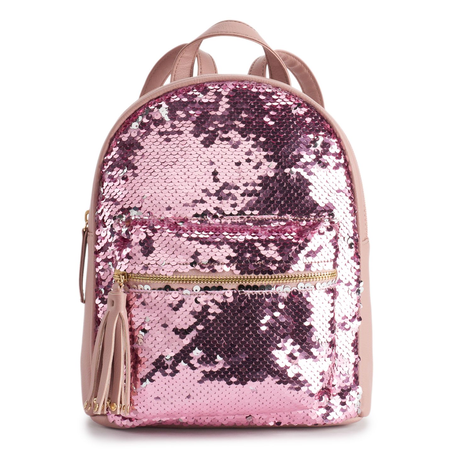 flip sequin mini backpack