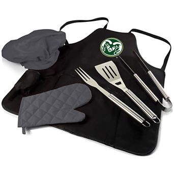 Picnic Time Colorado State Rams BBQ Apron Pro Grill Set
