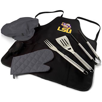 Picnic Time LSU Tigers BBQ Apron Pro Grill Set