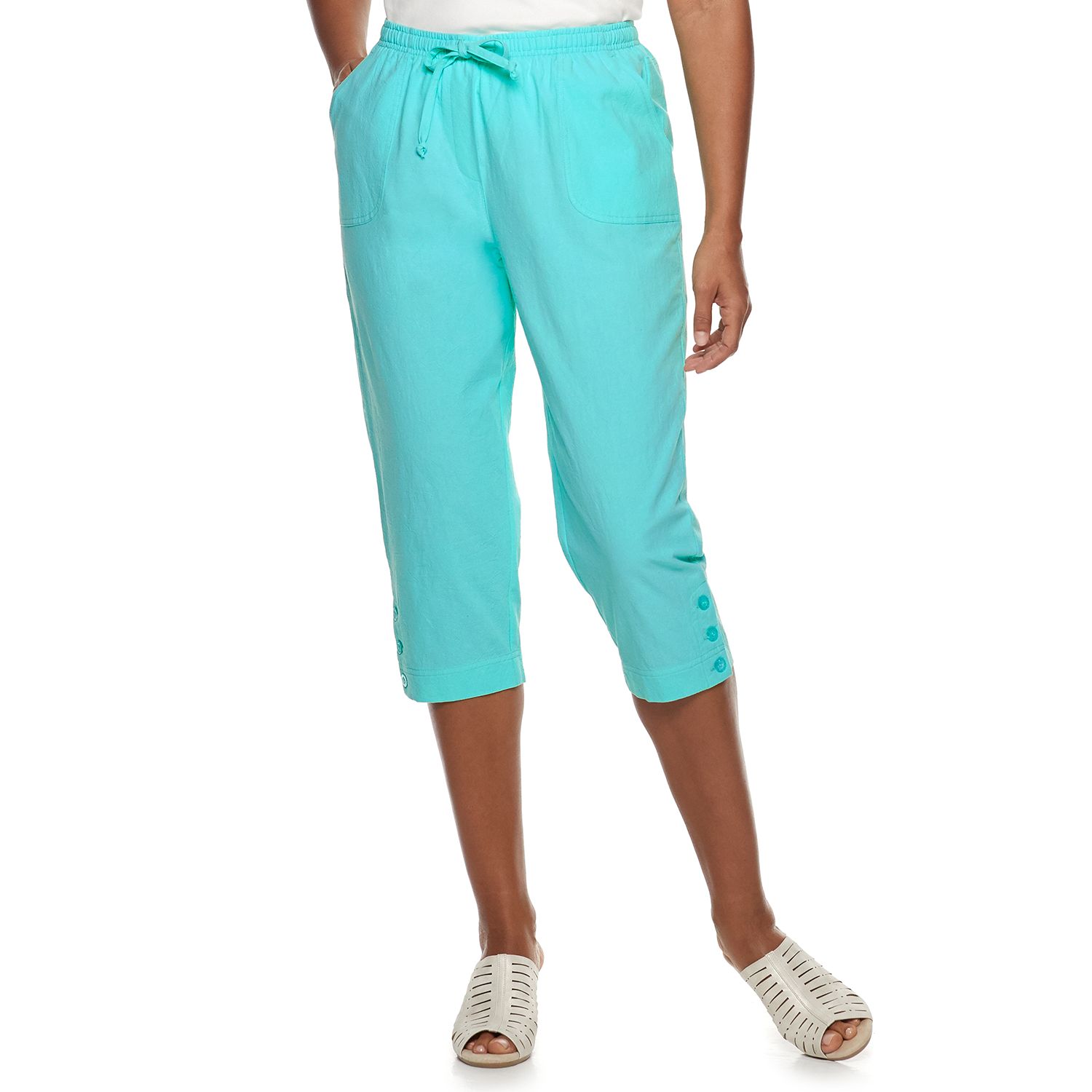 Women's Cathy Daniels Pull-On Sheeting Capris