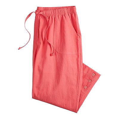 Women s Cathy Daniels Pull On Sheeting Capris