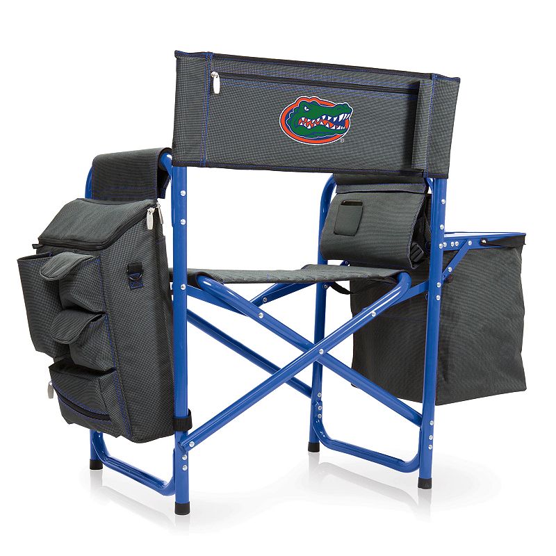 Picnic Time Florida Gators Fusion Backpack Chair with Cooler, Blue