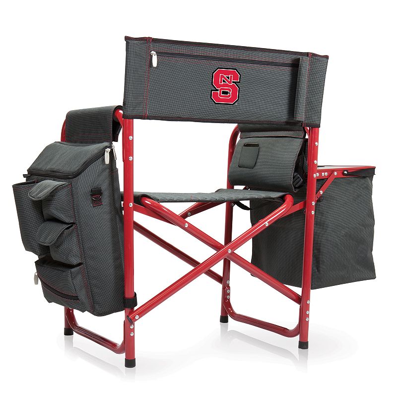 Picnic Time North Carolina State Wolfpack Fusion Backpack Chair with Cooler