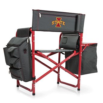 Picnic Time Iowa State Cyclones Fusion Backpack Chair with Cooler