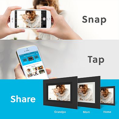 SimplySmart Home 8-in. Full HD WiFi Digital PhotoShare Frame