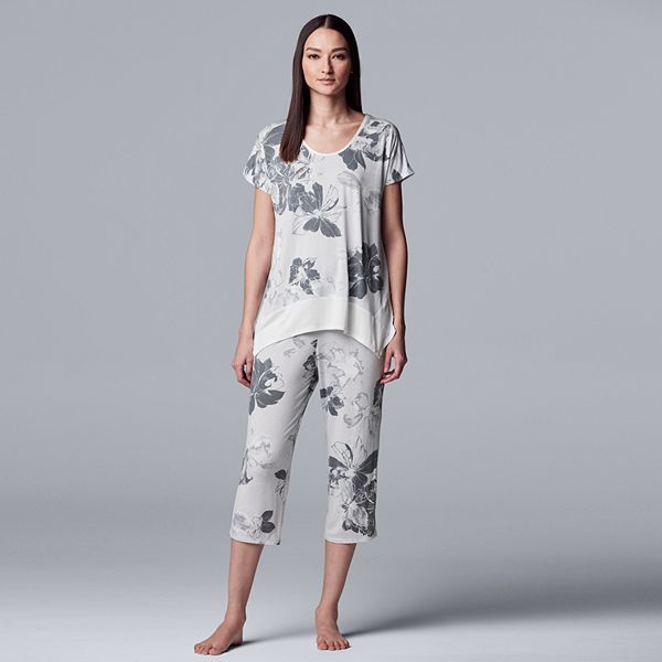 Kohls womens best sale capri pajamas