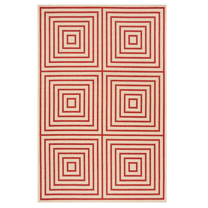 Safavieh Linden Lula Rug, Red, 2X8 Ft