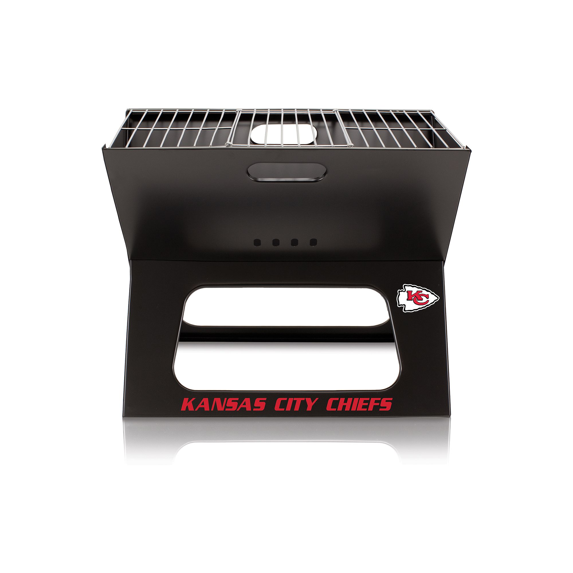 Kansas City Chiefs Portable X-Grill, Black