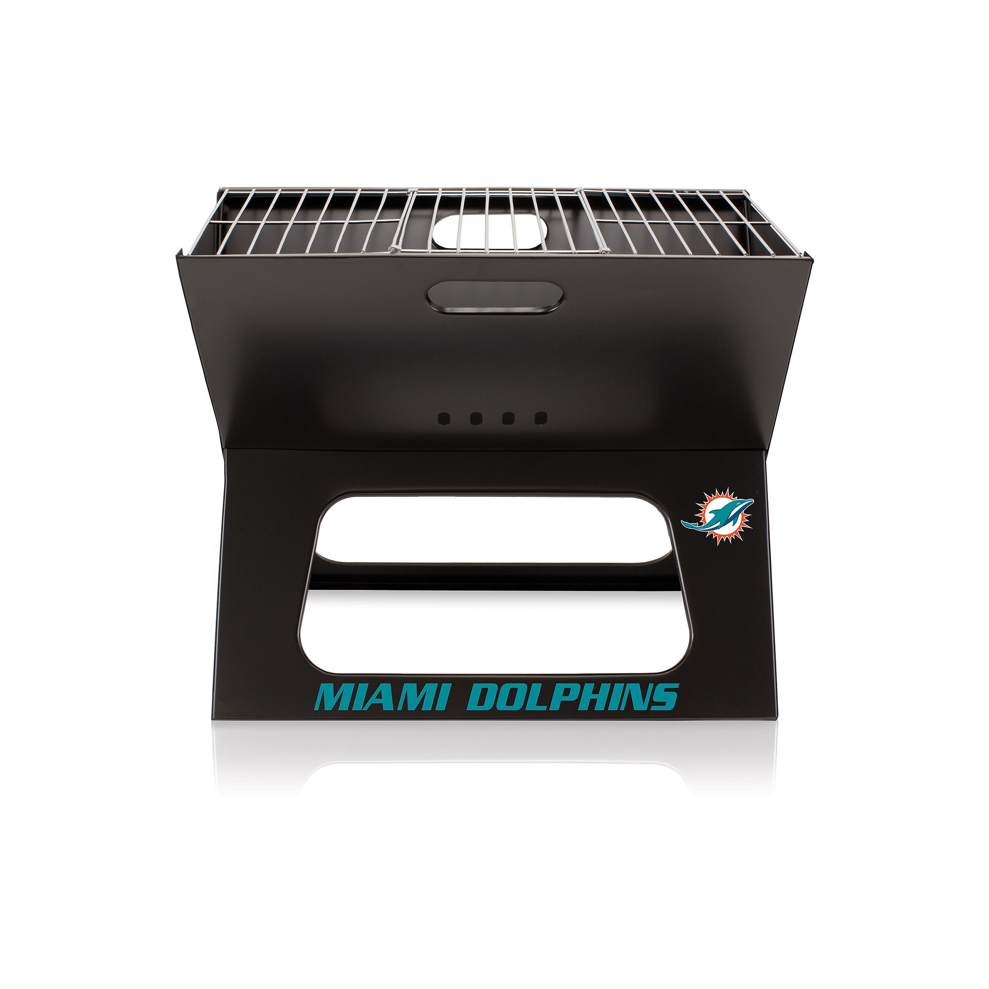 Miami Dolphins Portable X-Grill, Black