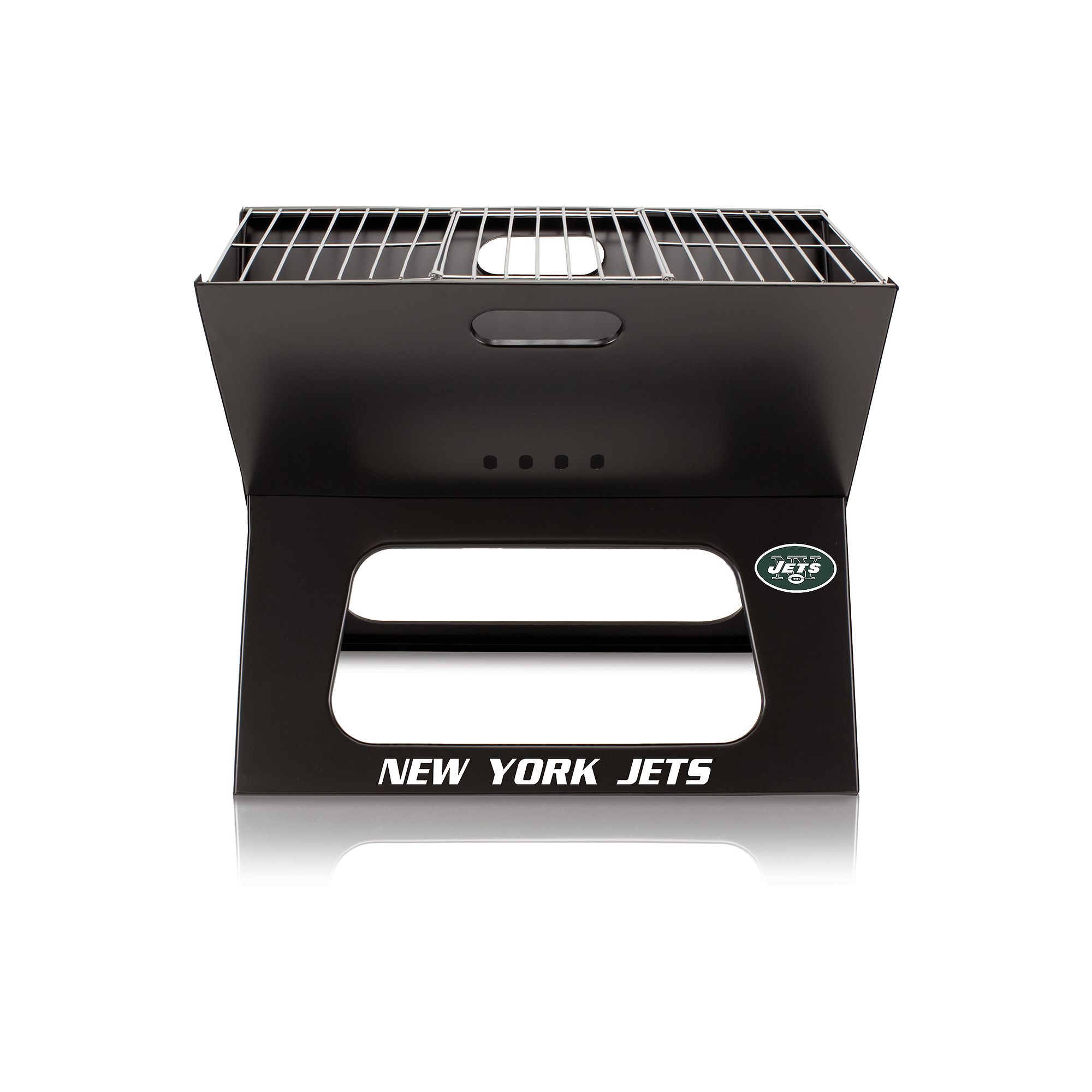 New York Jets Portable X-Grill, Black