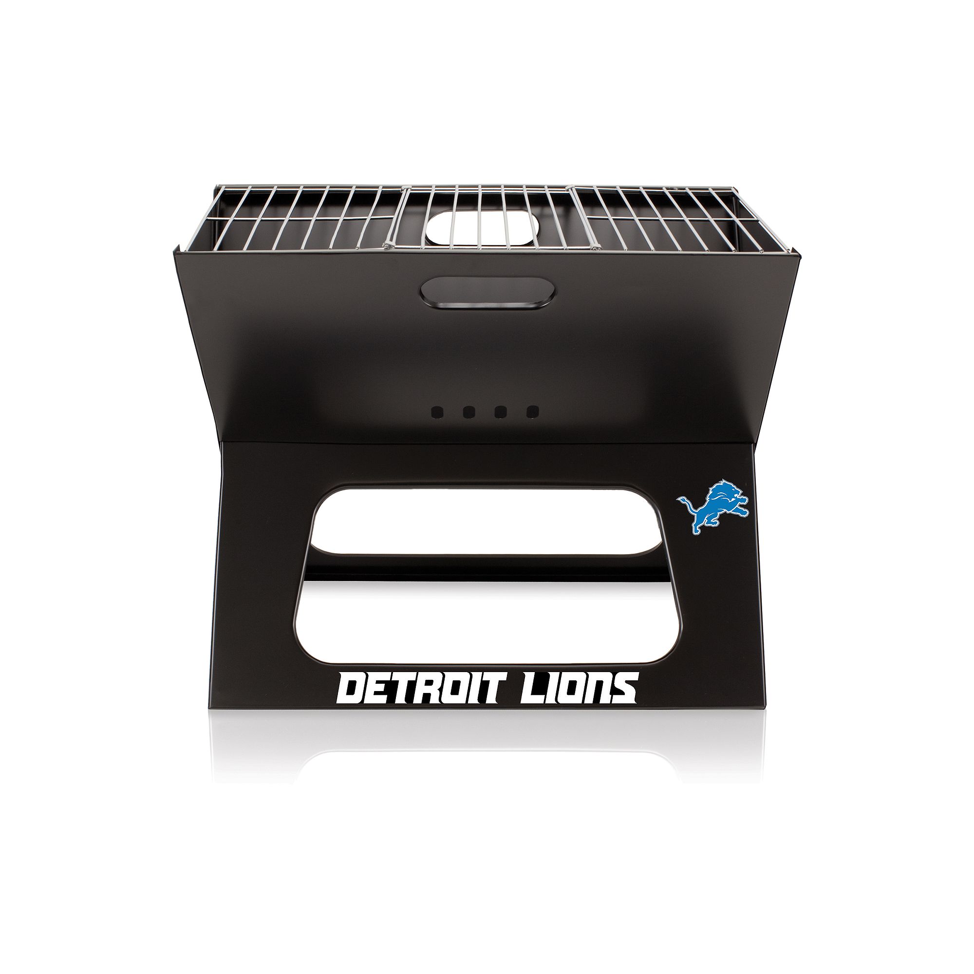 Detroit Lions Portable X-Grill, Black