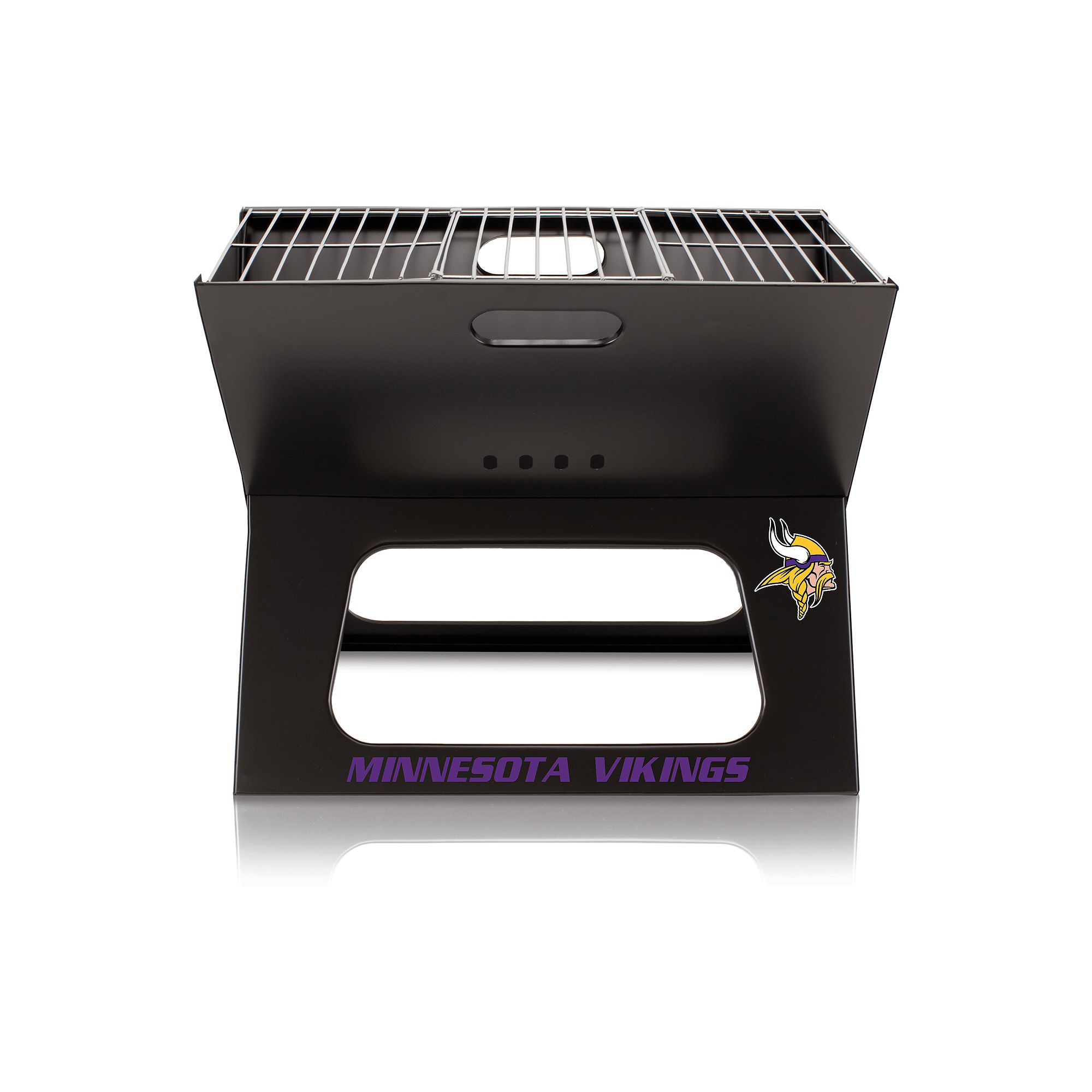 Minnesota Vikings Portable X-Grill, Black