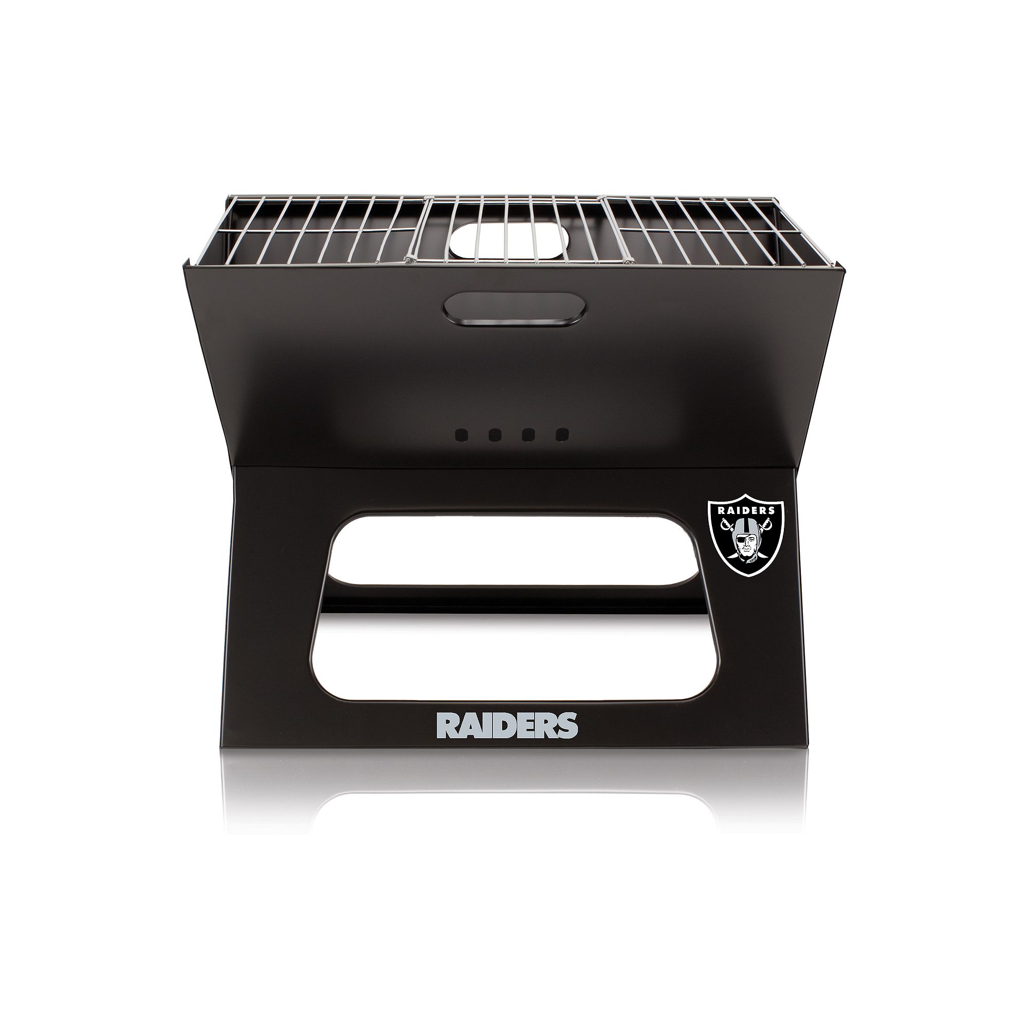 Oakland Raiders Portable X-Grill, Black