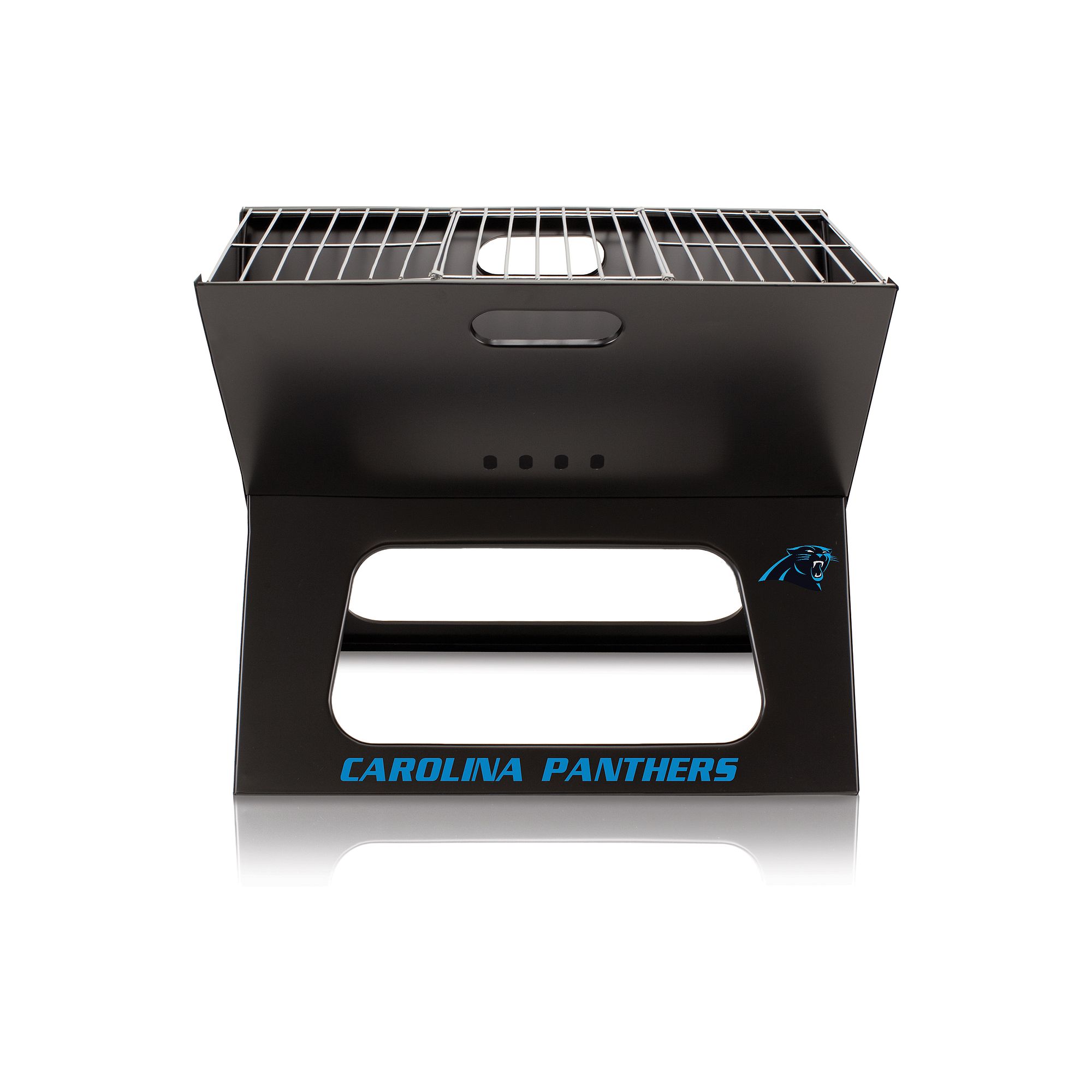 Carolina Panthers Portable X-Grill, Black
