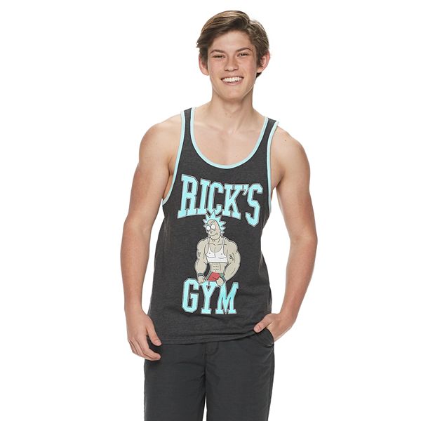 Low Impact Workout Running Tops CXN Y KING Rick N Morty Tank Tops for Men