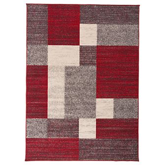 World Rug Gallery Avora Modern Boxes Rug