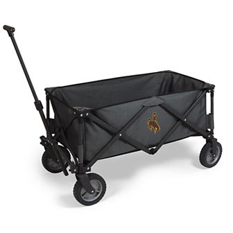 Picnic Time Wyoming Cowboys Portable Utility Wagon