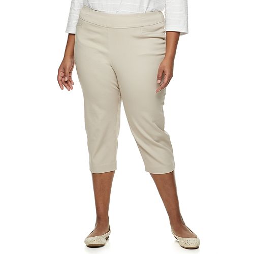 Plus Size Croft & Barrow® PullOn Capris