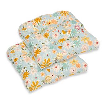 Sonoma Goods For Life® Indoor Outdoor 2 pc Single Wicker Chair Cushion Set