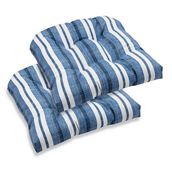 Sonoma Goods For Life® Indoor Outdoor 2 pc Single Wicker Chair Cushion Set