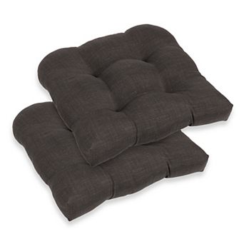 Sonoma Goods For Life® Indoor Outdoor 2 pc Single Wicker Chair Cushion Set