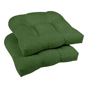 Sonoma Goods For Life® Indoor Outdoor 2 pc Single Wicker Chair Cushion Set