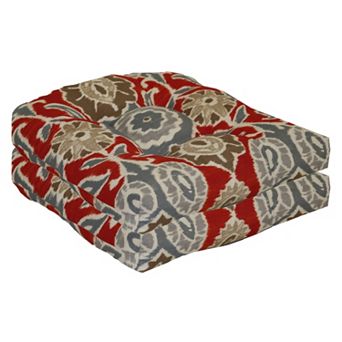 Sonoma Goods For Life® Indoor Outdoor 2 pc Single Wicker Chair Cushion Set