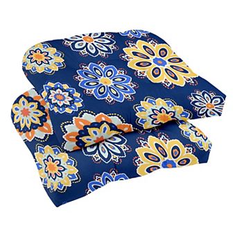 Sonoma Goods For Life® Indoor Outdoor 2 pc Single Wicker Chair Cushion Set