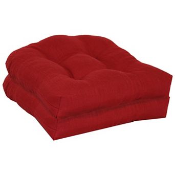 Sonoma Goods For Life® Indoor Outdoor 2 pc Single Wicker Chair Cushion Set