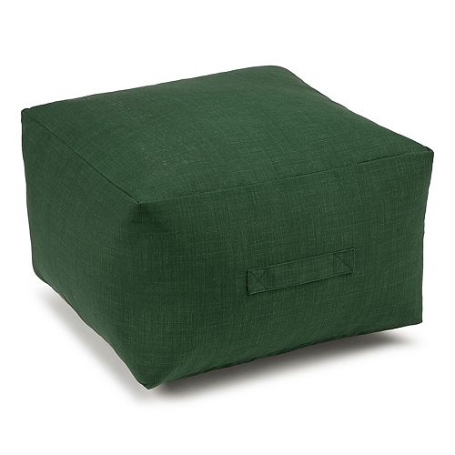 indoor outdoor square pouf