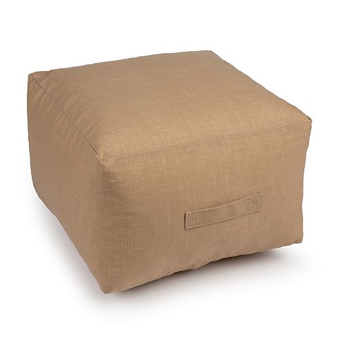 indoor outdoor square pouf
