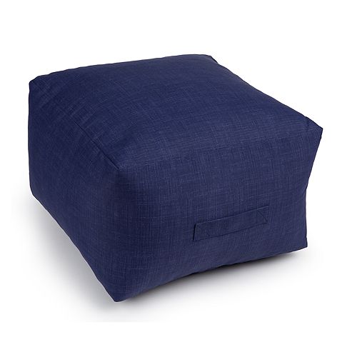 indoor outdoor square pouf