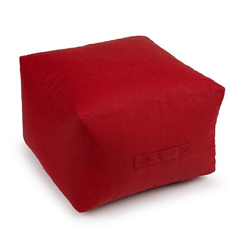indoor outdoor square pouf