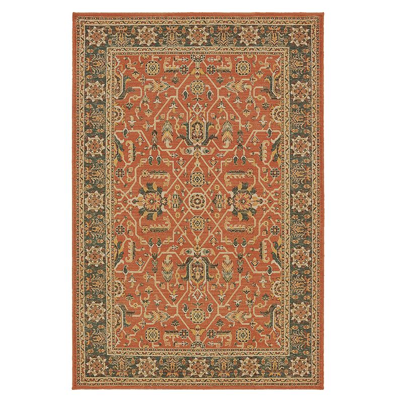 StyleHaven Telfair Regency Rug, Orange, 5X7.5 Ft