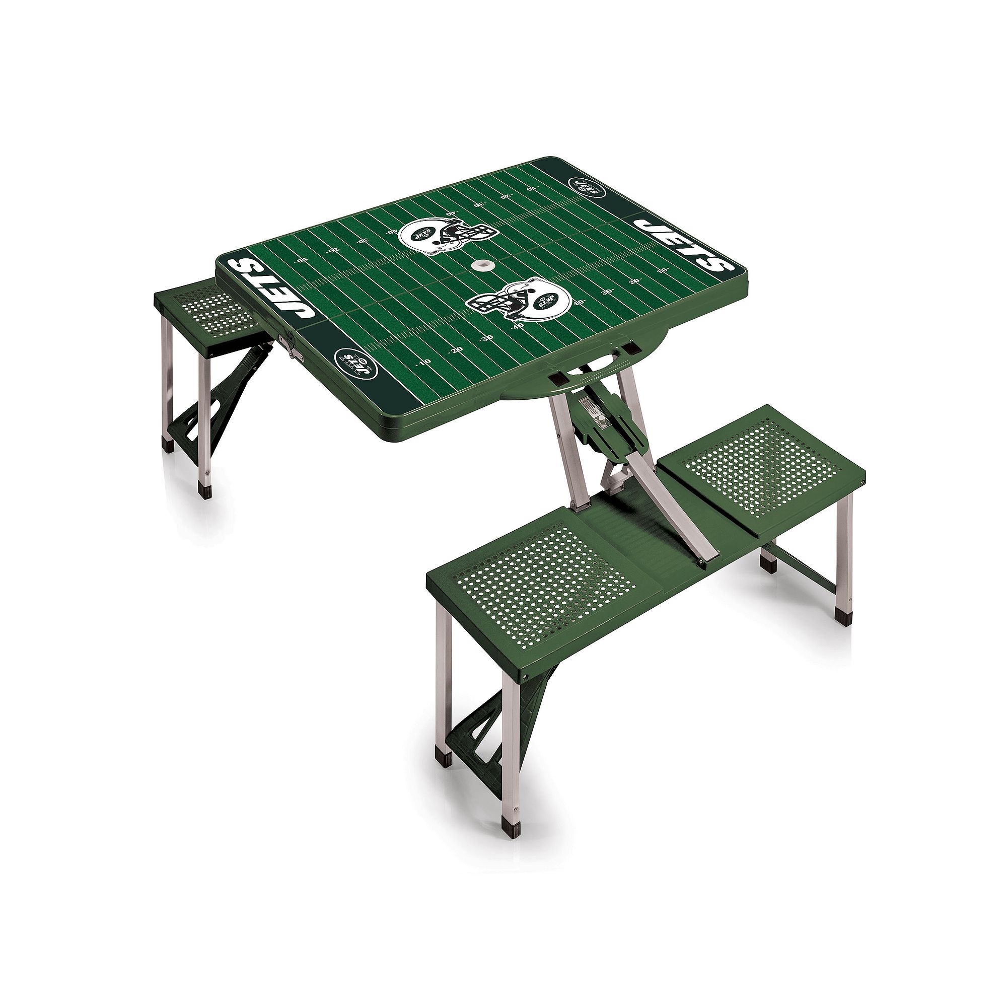 New York Jets Portable Sports Field Picnic Table, Green