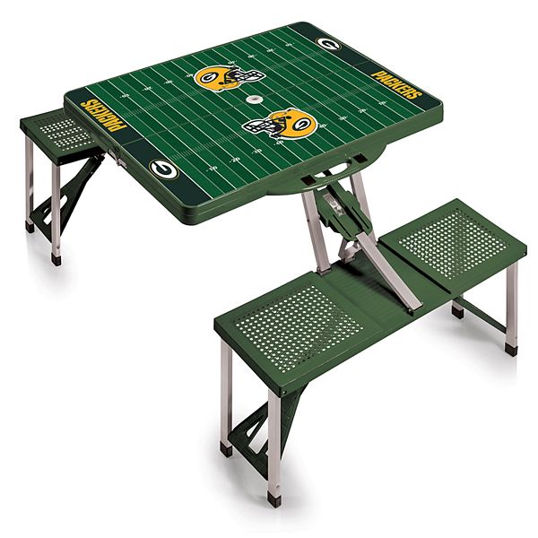 Green Bay Packers Side Table Reclaimed Wood