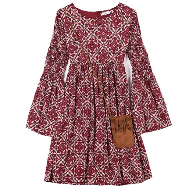 Kohls girls clearance red dress