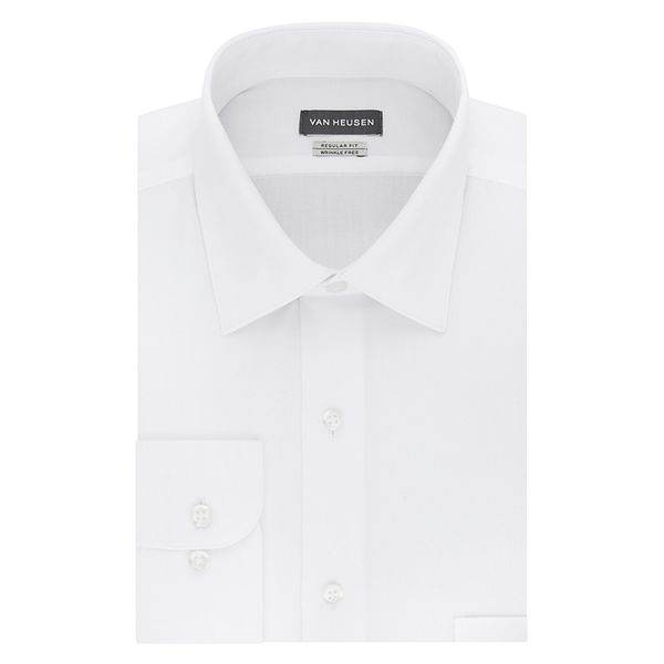 Men s Van Heusen Fitted Wrinkle Free Dress Shirt