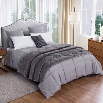 Dream On Velvet Blanket & Down-Alternative Comforter