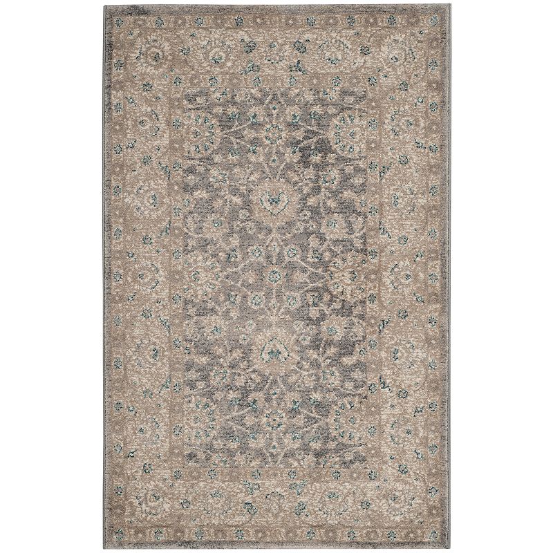 Safavieh Sofia Mia Rug, Grey, 6.5Ft Sq