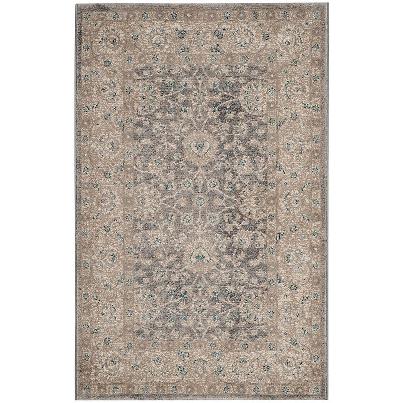 Safavieh Sofia Mia Rug, Grey, 6.5Ft Sq