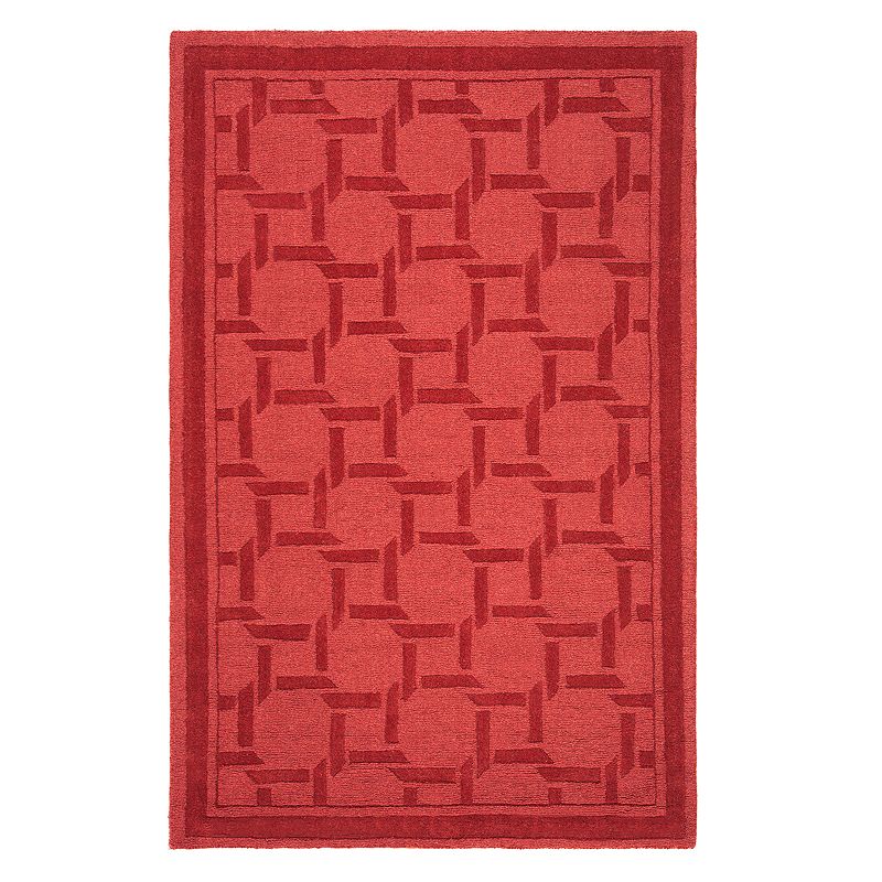 Safavieh Martha Stewart Helena Rug, Red, 4X6 Ft