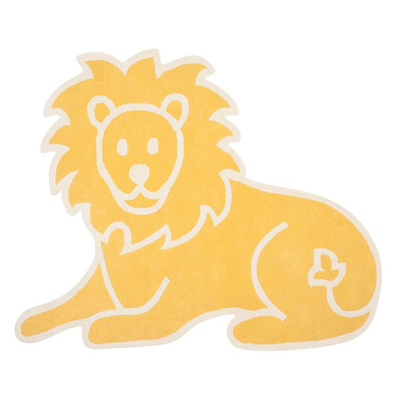 Safavieh Martha Stewart Lion Piper Egg Yolk Rug, Yellow, 5.5X7 Ft