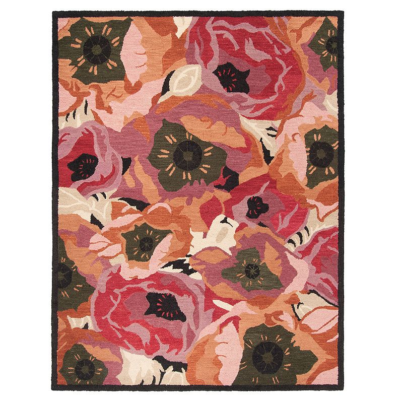 Safavieh Martha Stewart Jaydan Rug, Red, 4X6 Ft