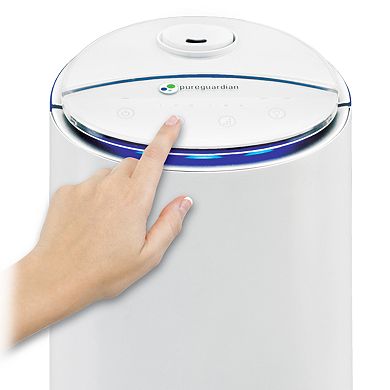 PureGuardian 100-Hour Ultrasonic Cool Mist Tower Humidifier with Aromatherapy