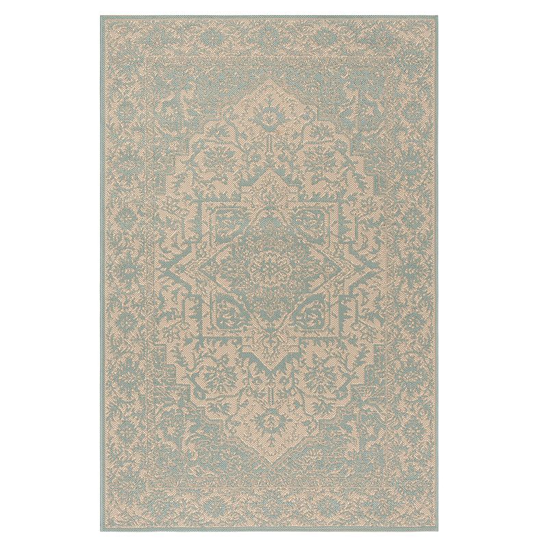 Safavieh Linden Daisy Rug, Turquoise/Blue, 8X10 Ft