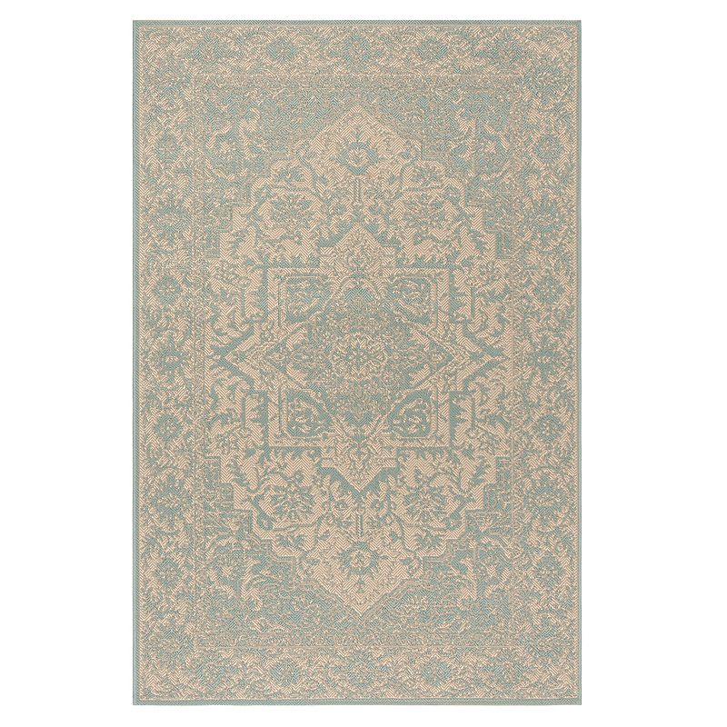 Safavieh Linden Daisy Rug, Turquoise/Blue, 8X10 Ft