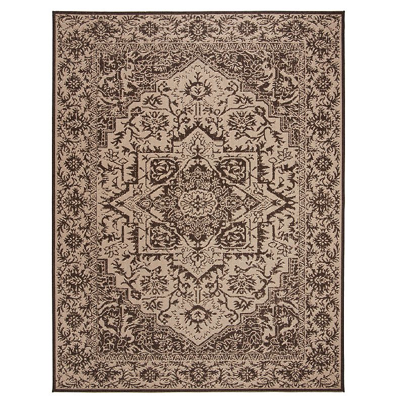 Safavieh Linden Daisy Rug, Brown, 5X7.5 Ft
