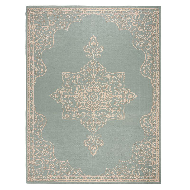 Safavieh Linden Leo Rug, Turquoise/Blue, 8X10 Ft