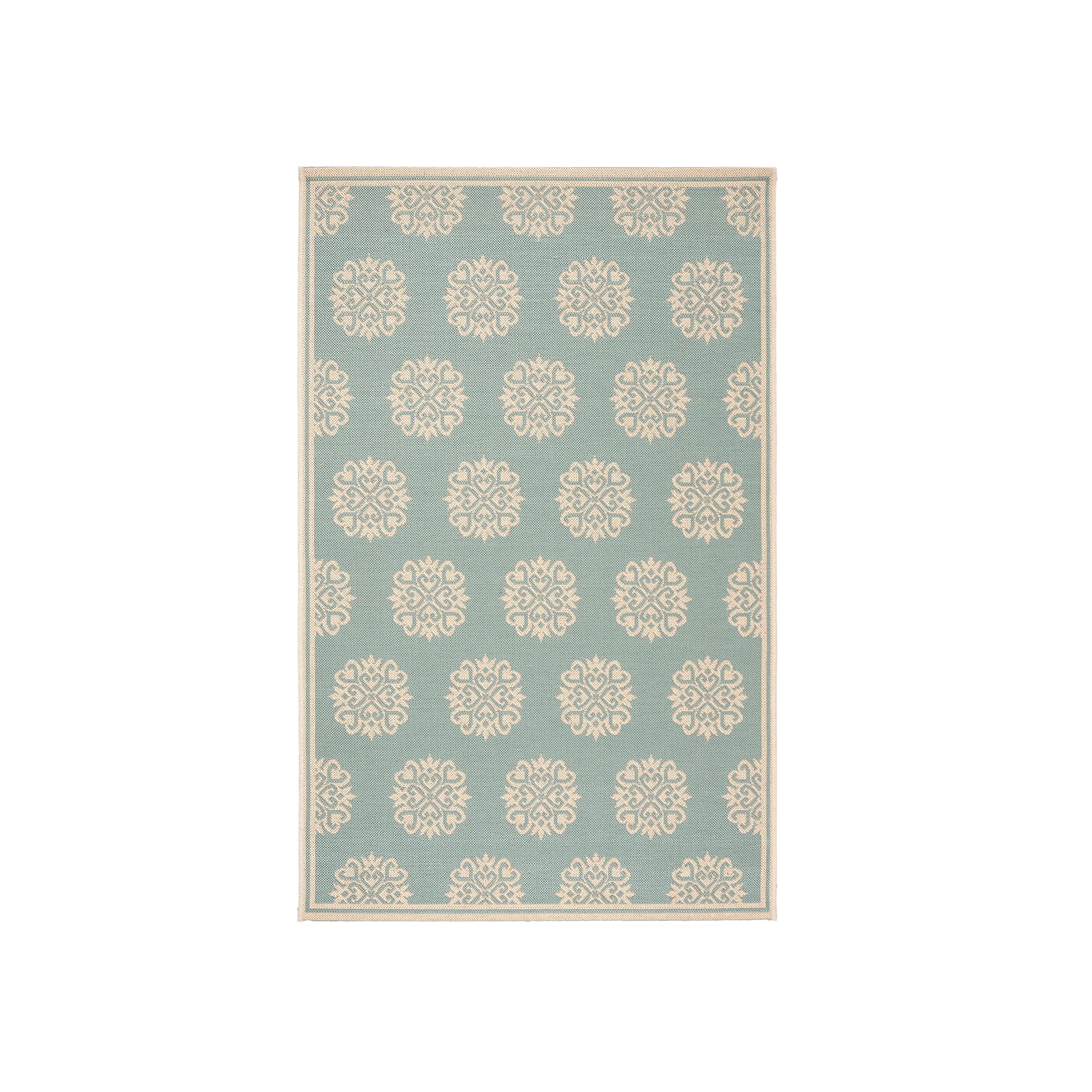 Safavieh Linden Zoya Rug, Aqua Ivory